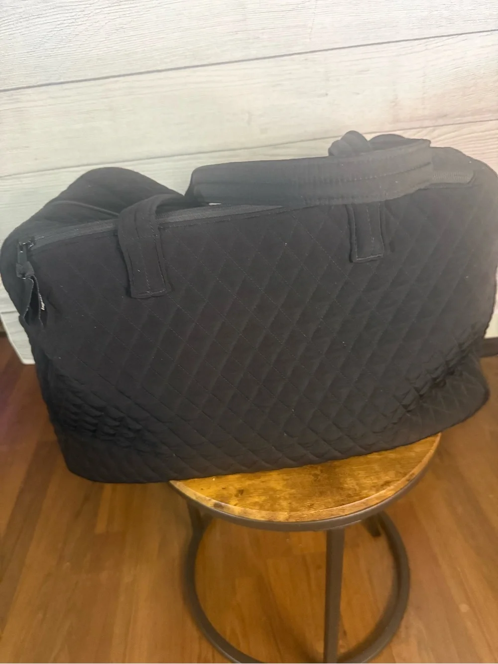 Vera Bradley Black Quilted Travel Weekender